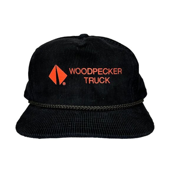 Youngan Accessories Vintage Corduroy Woodpecker Truck Black Red